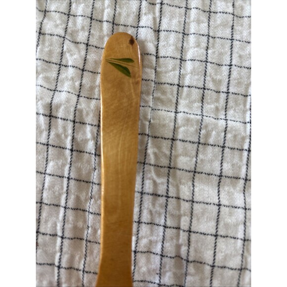 Hand Painted Wooden Spoon Eastern Europe Folk Art Design Decoration Vintage - Picture 4 of 6